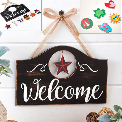 Interchangeable Welcome Sign or Icon Set