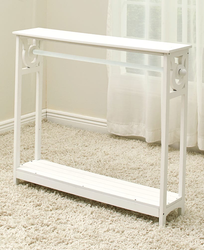 Floor Quilt Rack with Shelf
