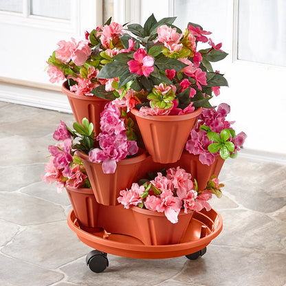 Stacked Planters