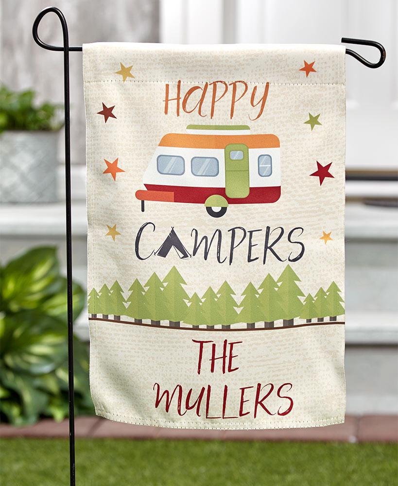 Personalized Welcome Double Sided Garden Flag
