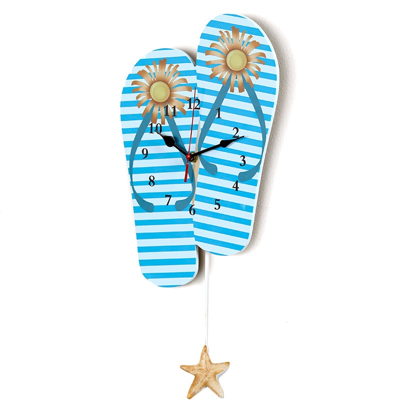 Flip-Flops Wall Clock