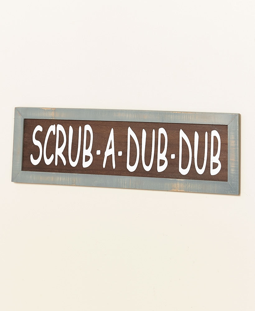 Scrub-a-Dub-Dub Sign
