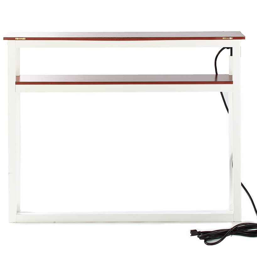 Behind-the-Sofa Long and Narrow Console Table with USB Port and Outlet#select-color_white