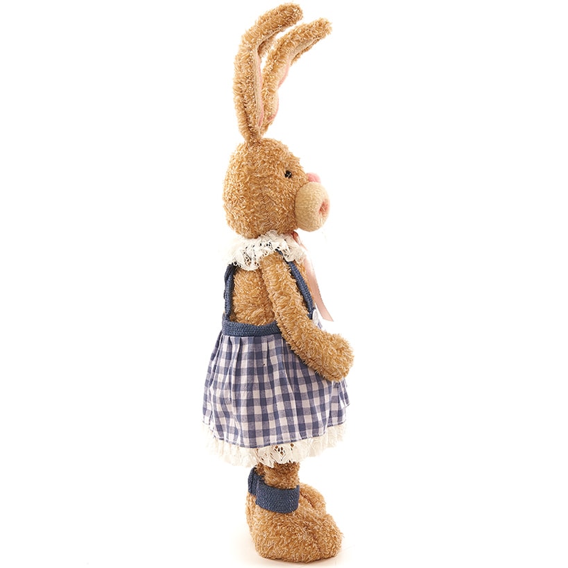 Easter Country Bunnies With Lighted Ears Or Blue Carrot Garland#select-item_bunny-in-dress