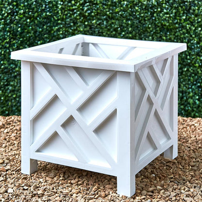 Lattice Design Chippendale Style Planter Box