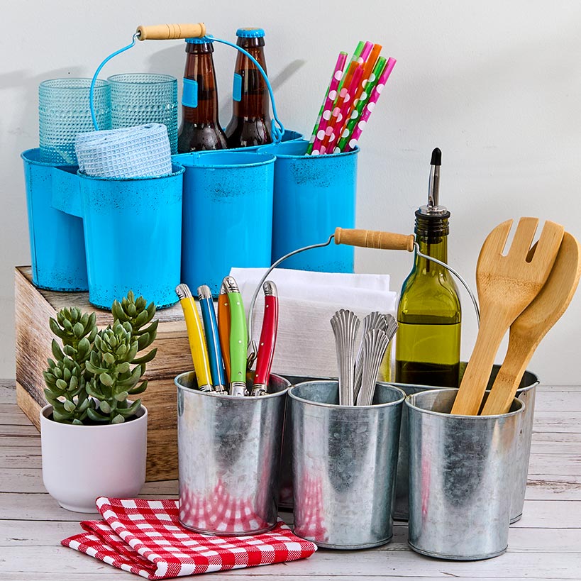 Metal Serving Caddies