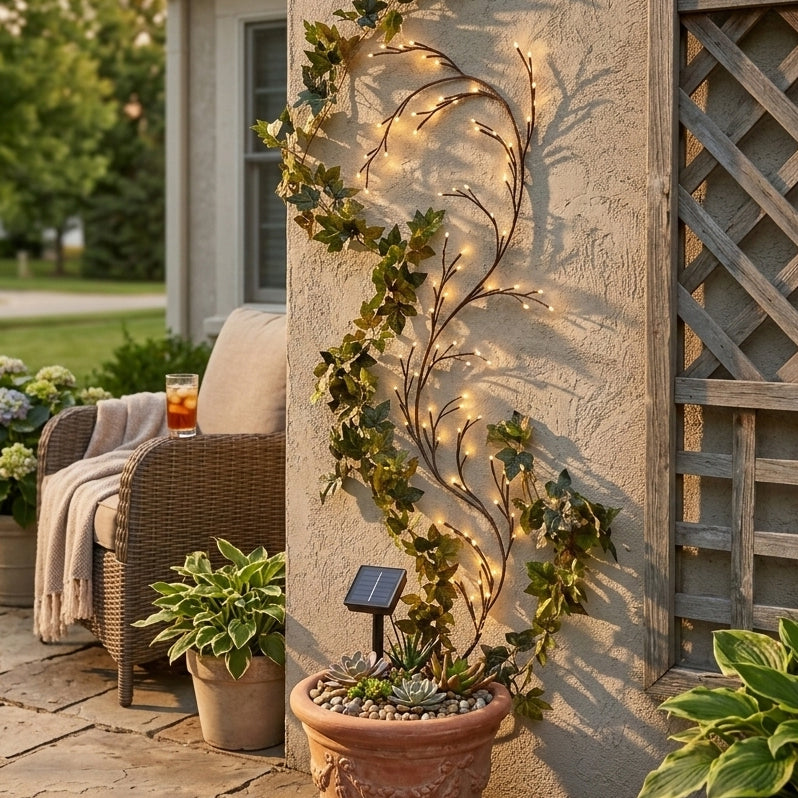 96 LED Ivy Branch Solar Light
