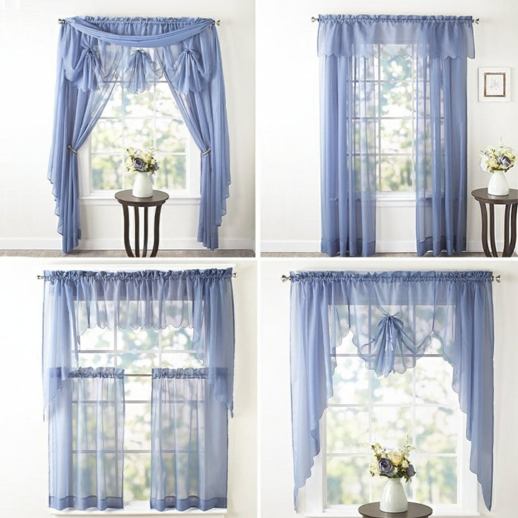 Emelia Voile Sheer Window Collection