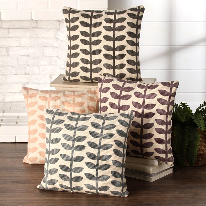 20" Leaves Accent Pillows
