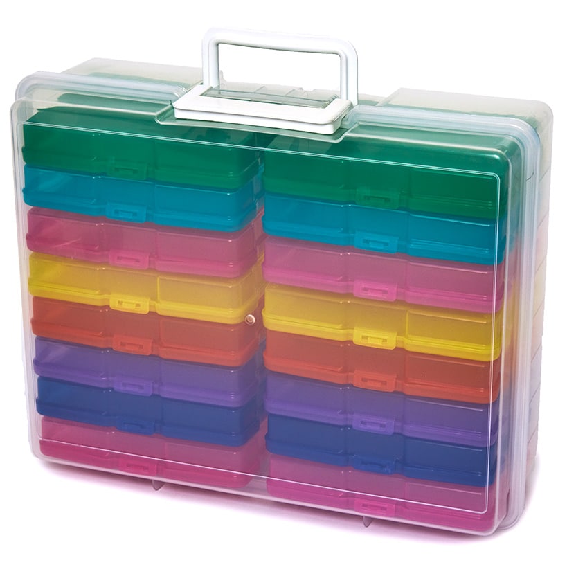 Handy 17-Pc. Craft and Photo Case#select-case_colorful