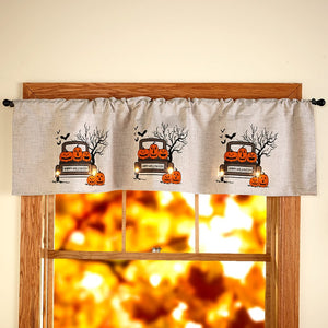 Lighted Halloween Window Valance