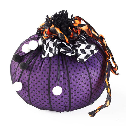 Decorative Plush Halloween Pumpkin