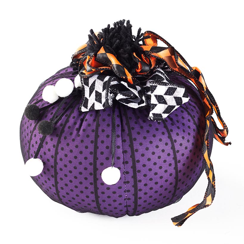 Decorative Plush Halloween Pumpkin