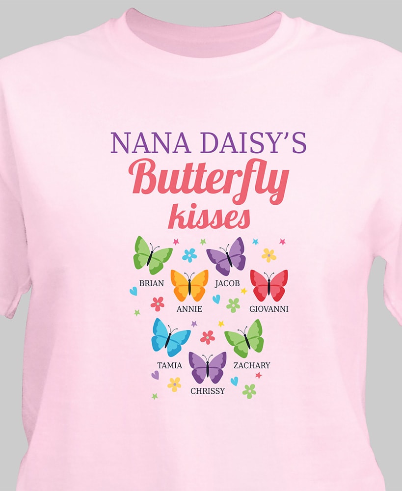 Personalized Butterfly Kisses Collection#select-item_4x-t-shirt