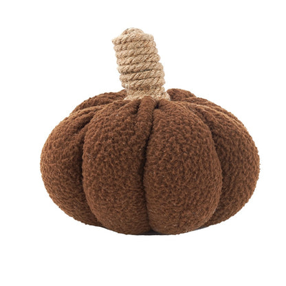 Sherpa Pumpkin-Shaped or Embroidered Autumn Accent Pillow