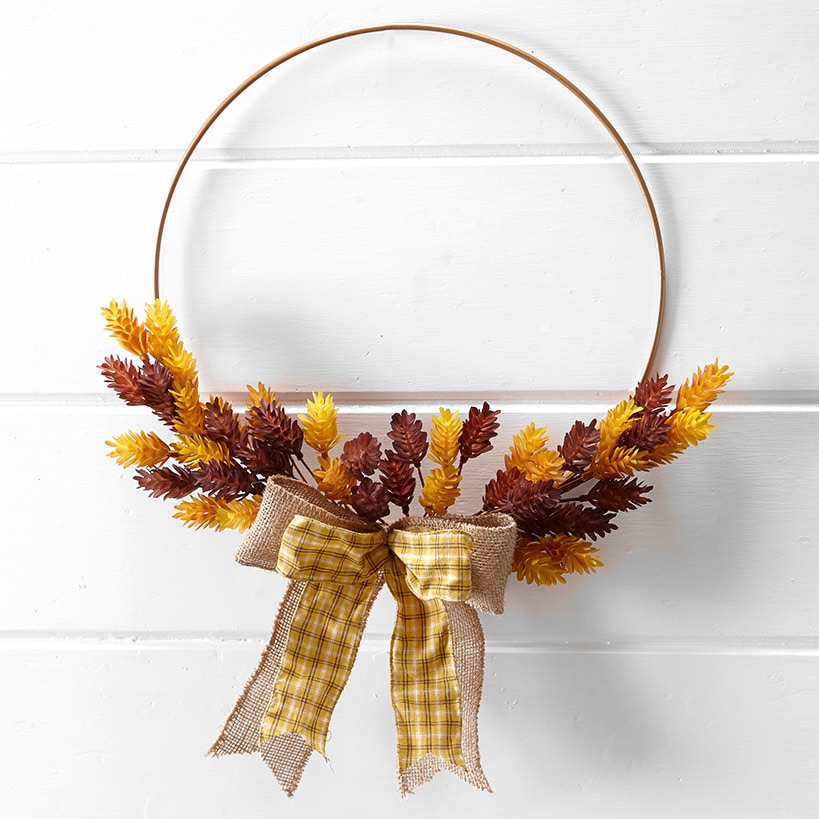 Cream and Gold Harvest Decor
