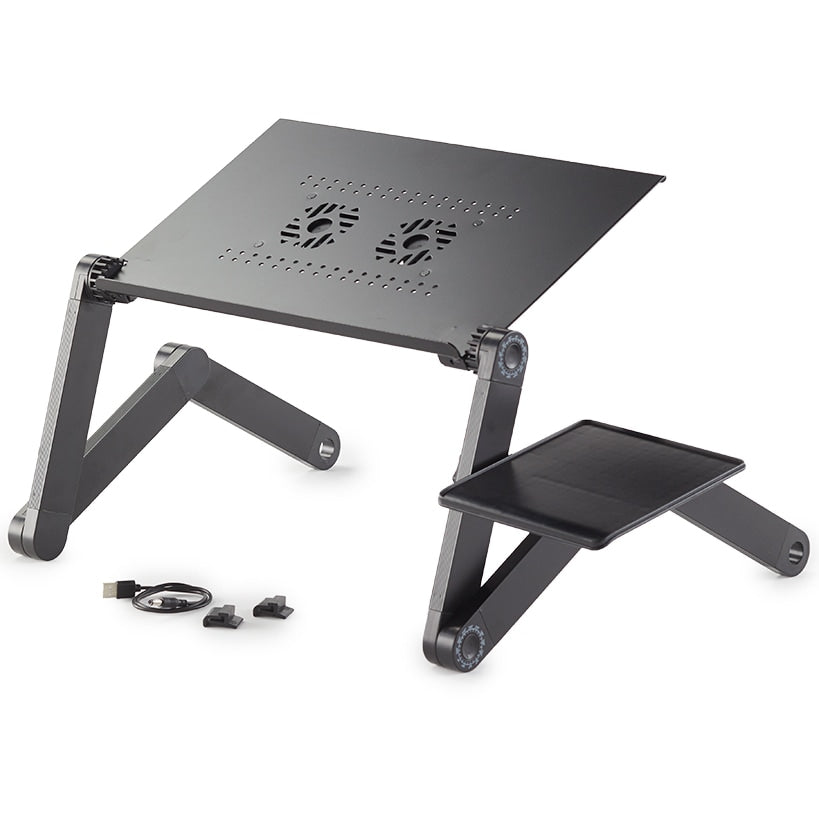 Deluxe Laptop Desk with Cooling Fan