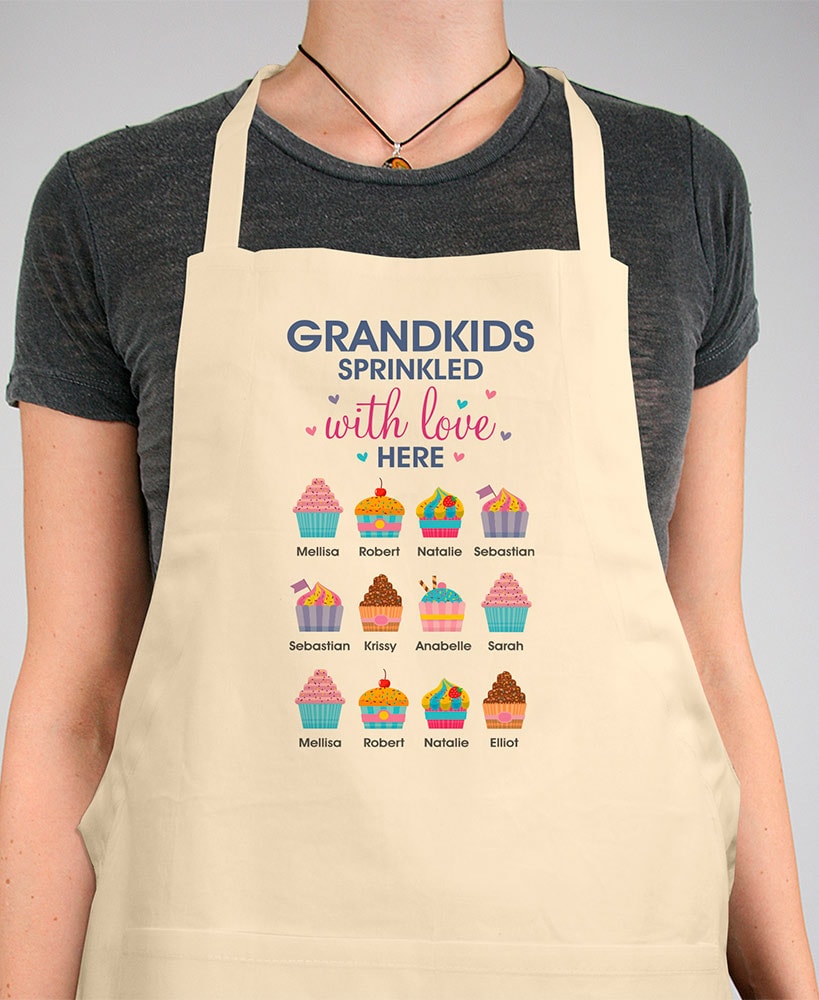 Personalized Grandkids Sprinkled with Love Kitchen Collection#select-item_apron
