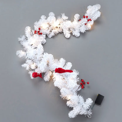Lighted Snowy Cardinal Holiday Decor