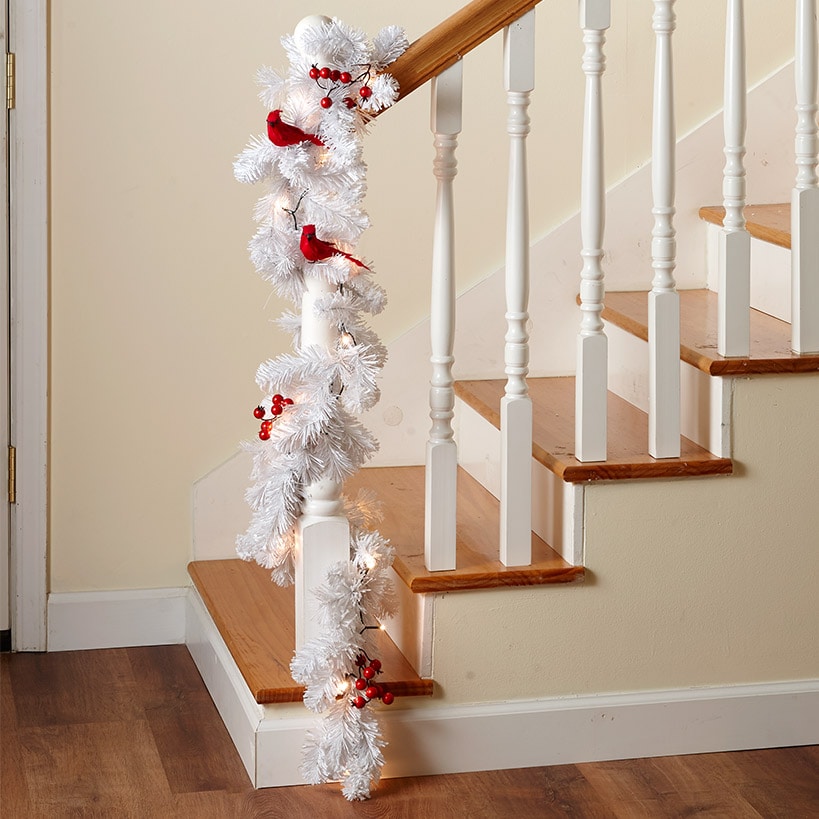 Lighted Snowy Cardinal Holiday Decor#select-item_garland