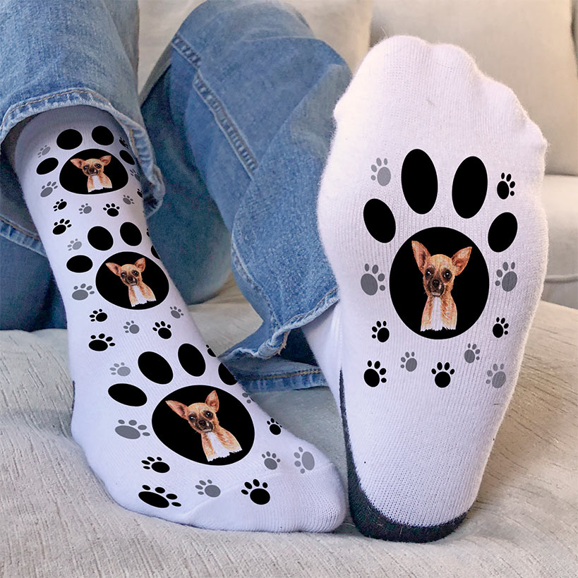 Personalized Dog Breed Crew Socks