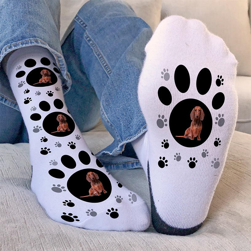 Personalized Dog Breed Crew Socks