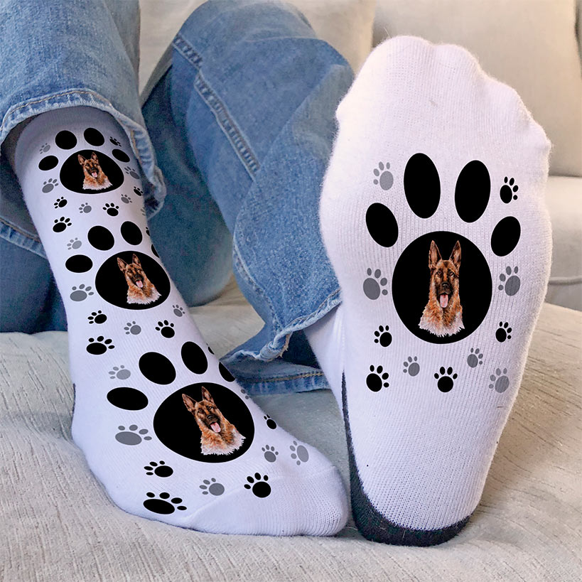 Personalized Dog Breed Crew Socks