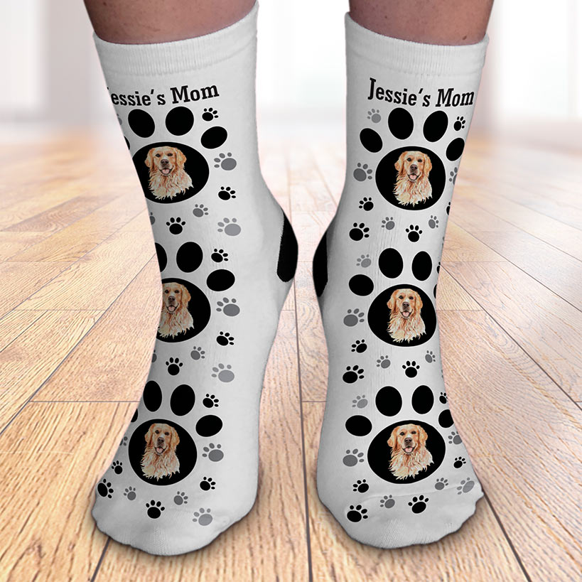 Personalized Dog Breed Crew Socks