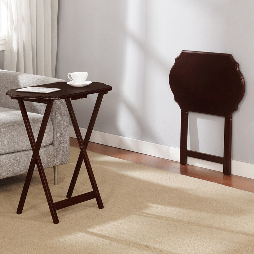 Folding Tables TV Trays Set of 2