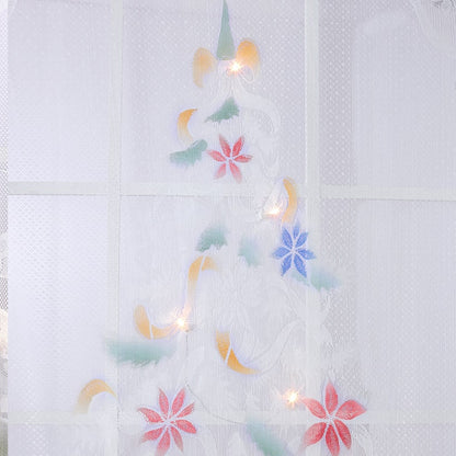 Pre-Lit Santa Window Panel