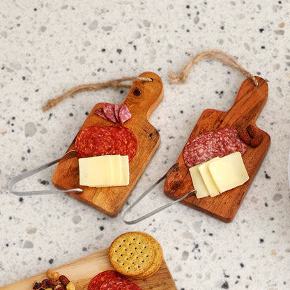 Acacia Wood Set of 2 Charcuterie Boards