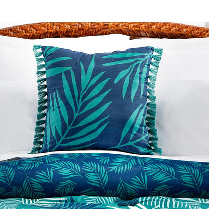 Summer Palm Reversible Comforter Set or Decorative Pillow