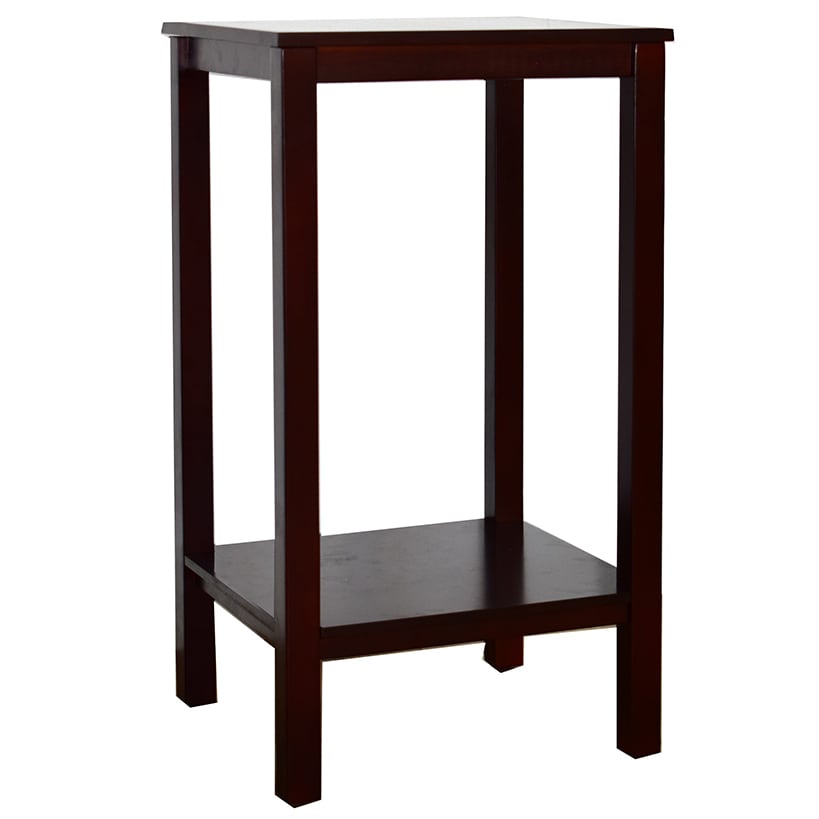 Modern Accent Wooden Side Table - Black, Brown, or White