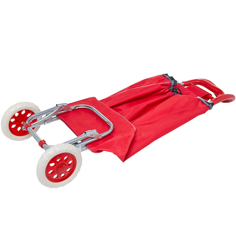 Alpine Cuisine Shopping Cart with Bag and Wheels#select-color_red