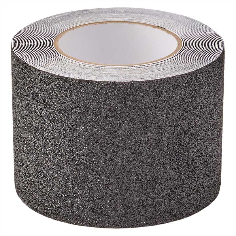 Anti-Slip 80 Grit Tape For Stairs Sidewalk 4" x 32' Indoor Outdoor