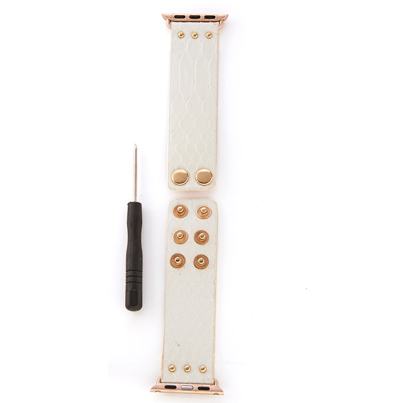 Cheetah or Snake Watchband for Apple Watch®#select-design_white-snake