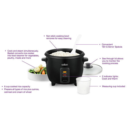 Automatic Drum Style Rice Cooker & Steamer
