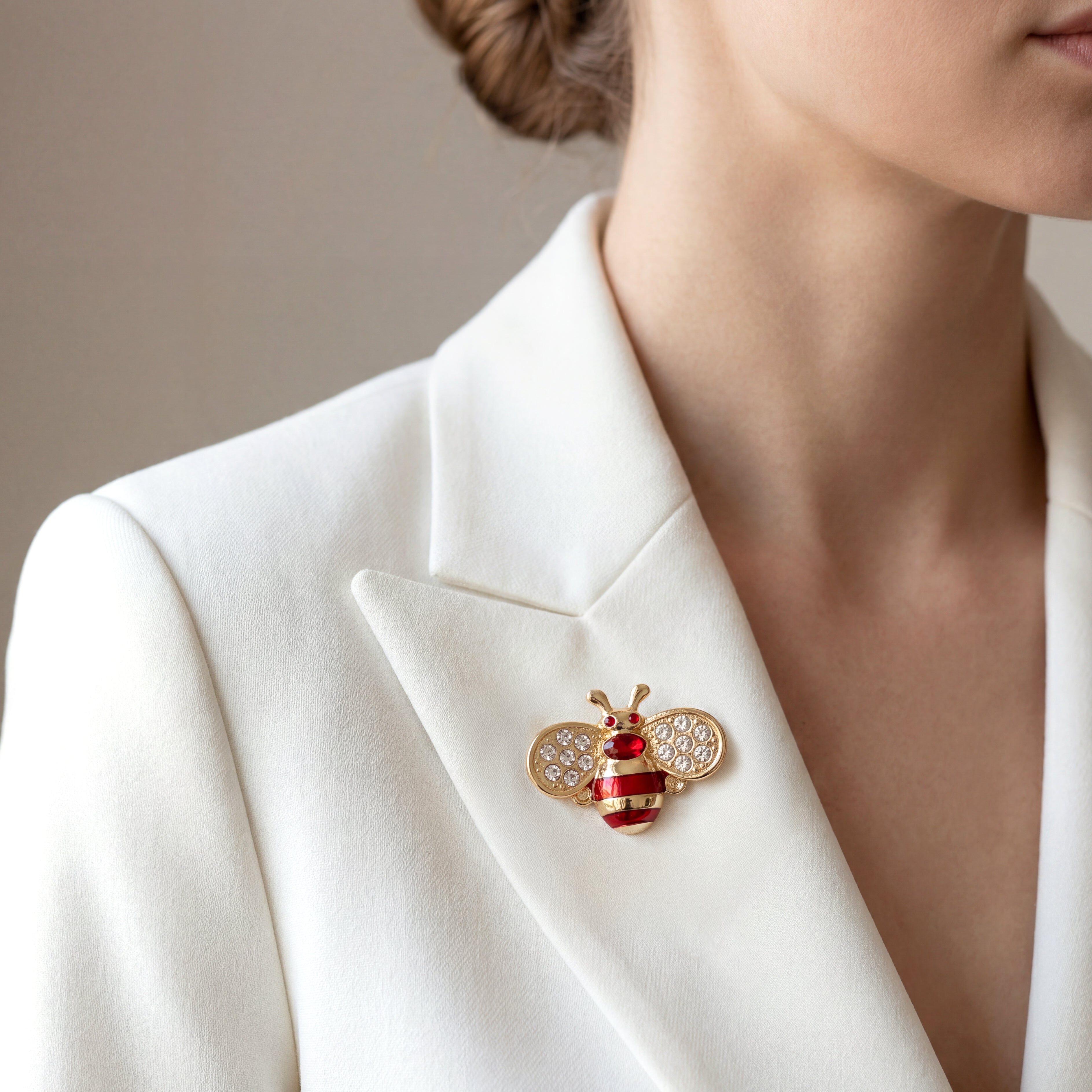 Bee Brooch Lapel Pin