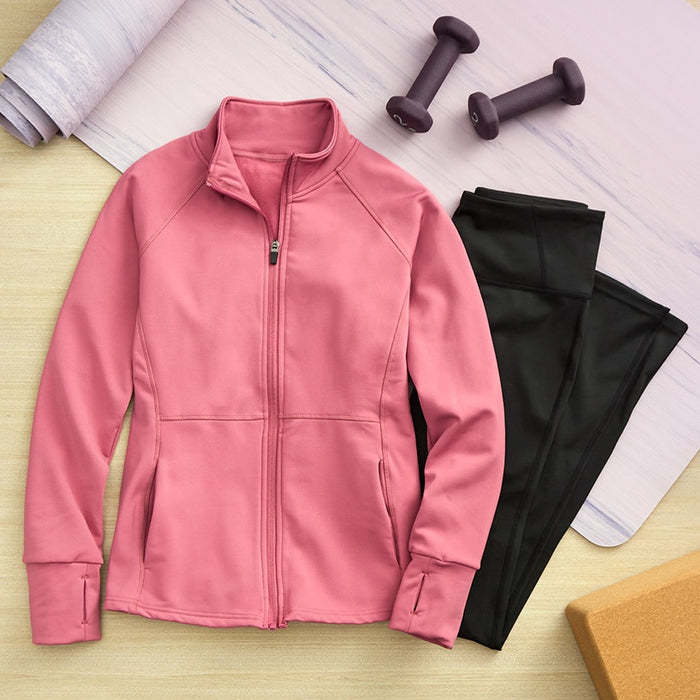 BSP Fleece-Lined Women's Exercise Jacket | The Lakeside Collection