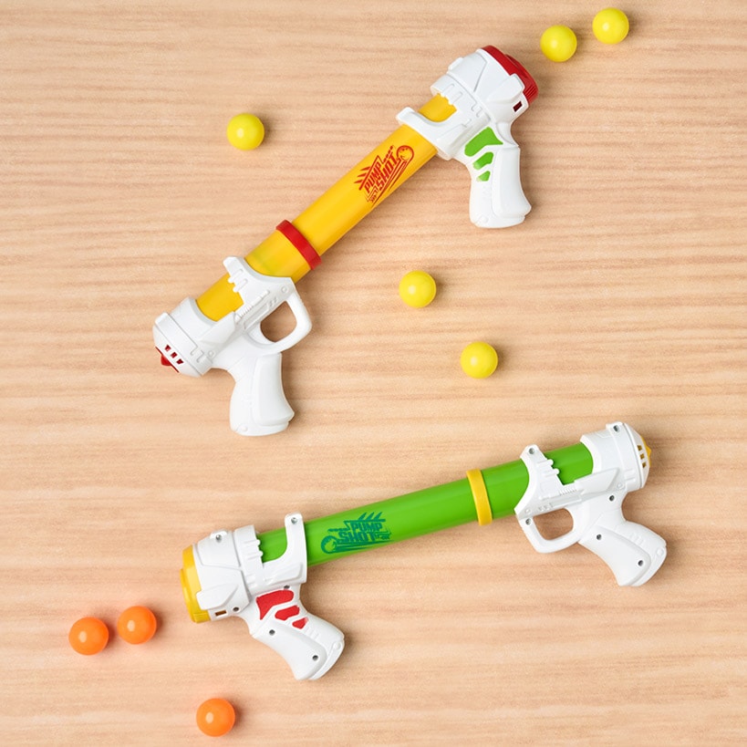 Ballist-X Pump-Shot Blaster Set - With 36 Soft Shot Balls and 25-Foot Range