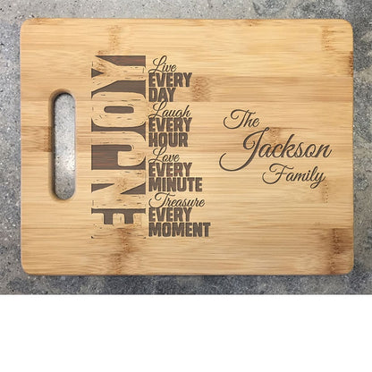 Personalized Bamboo Cutting Boards
