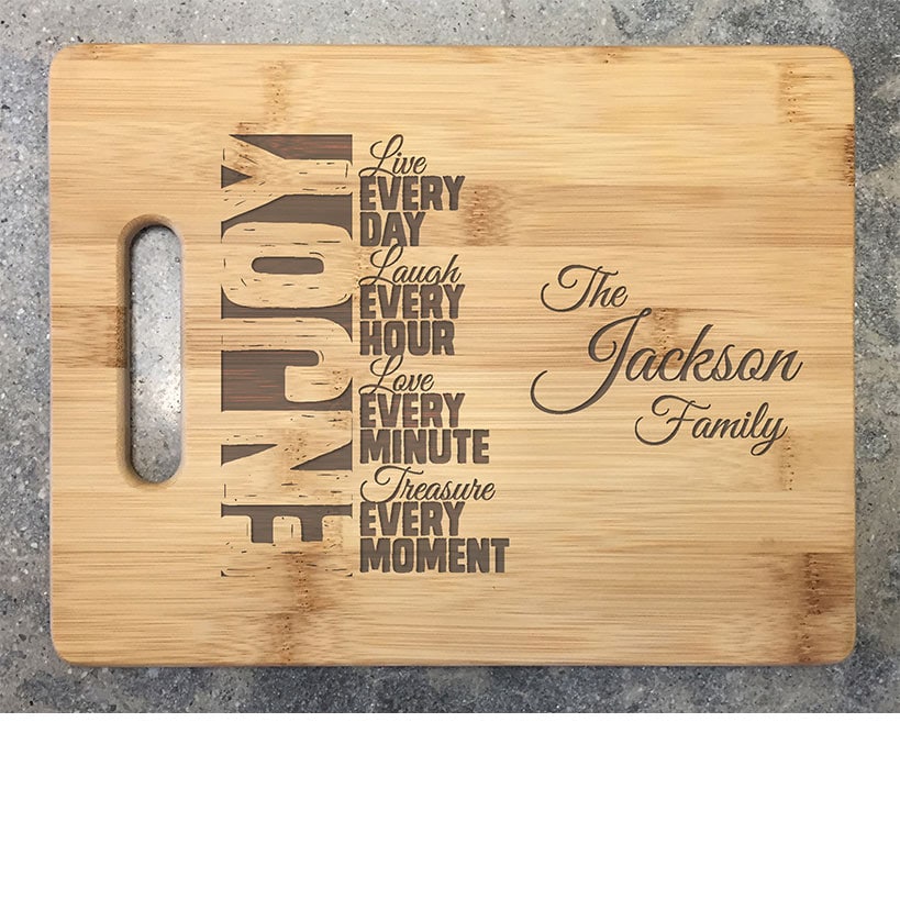 Personalized Bamboo Cutting Boards