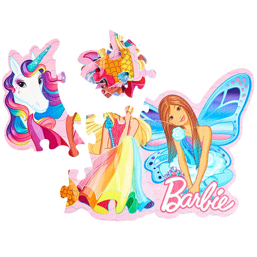 Barbie™ Kids' Fun Foam 28-Pc Puzzle  with Princesses and Unicorn