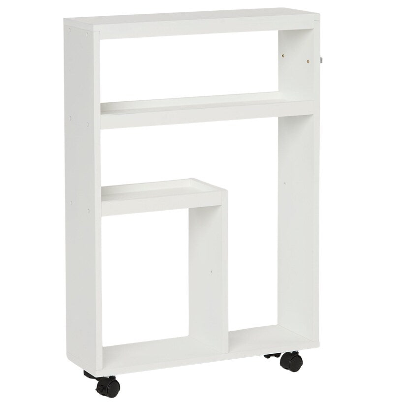 Multifunctional Mobile Bathroom Cart 19”W x 5.5”D x 26.75”H