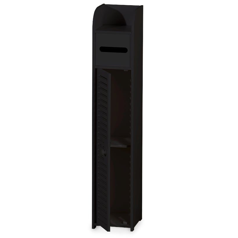 Black Bathroom Storage Cabinet