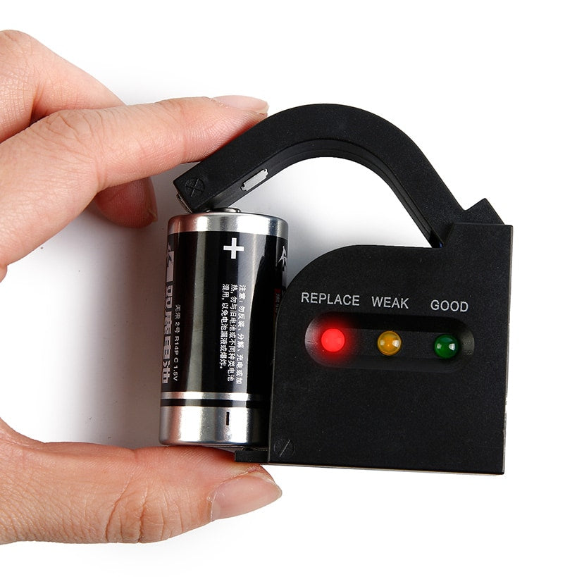 Battery Storage Container with Tester Checker