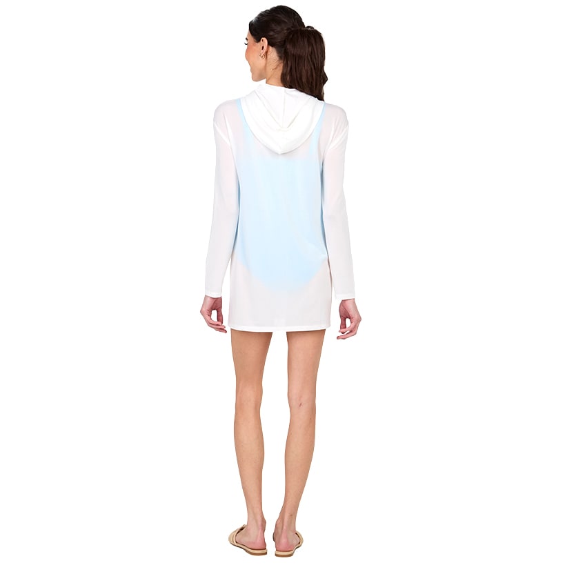 Women's Hooded Long Sleeve Beach Cover Up with Zip Front#select-size_3x