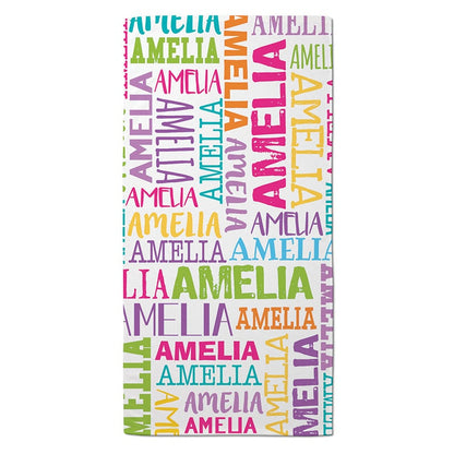 Personalized Name Beach Towels