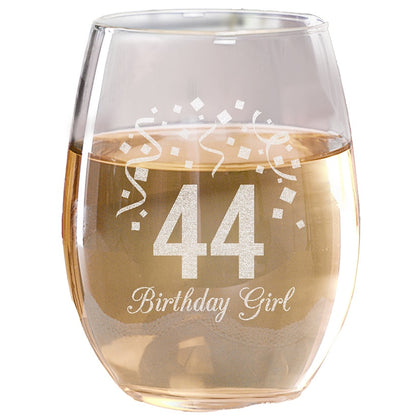 Personalized Birthday Wine Glass