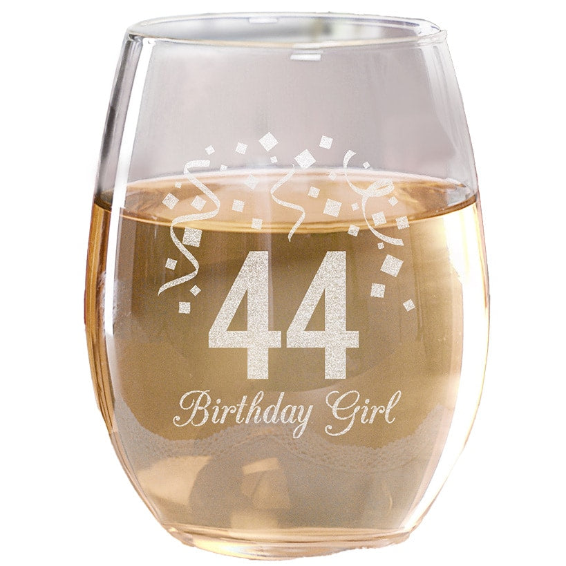 Personalized Birthday Wine Glass